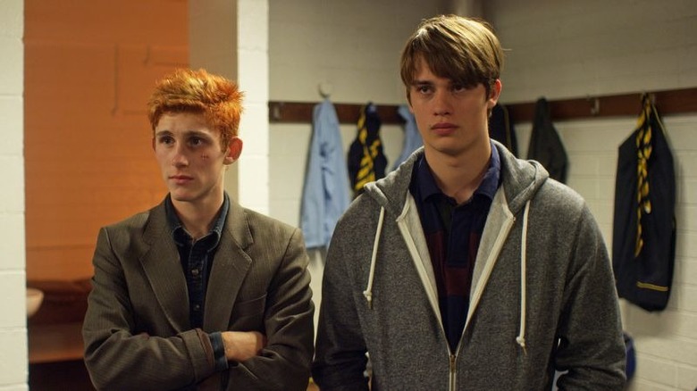 Galitzine and O'Shea in locker room