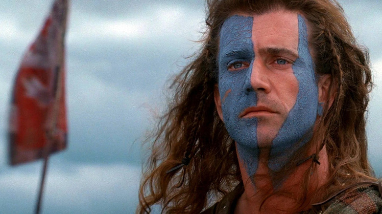 Mel Gibson in war paint
