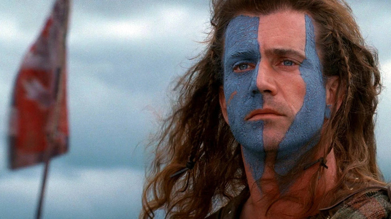 Mel Gibson in war paint