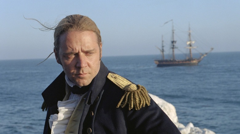 Russell Crowe by the sea