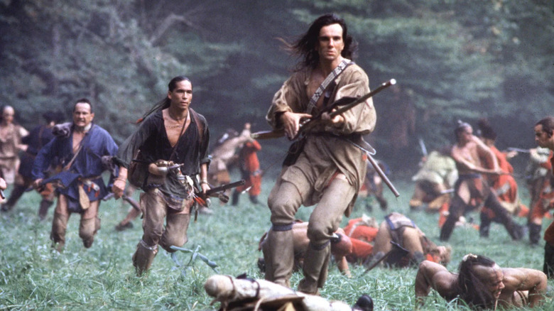 Daniel Day-Lewis fighting in battle