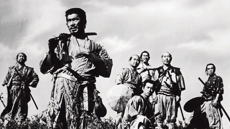 The Seven Samurai assembling