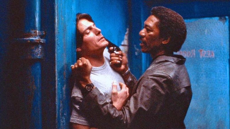 Christopher Reeve and Morgan Freeman