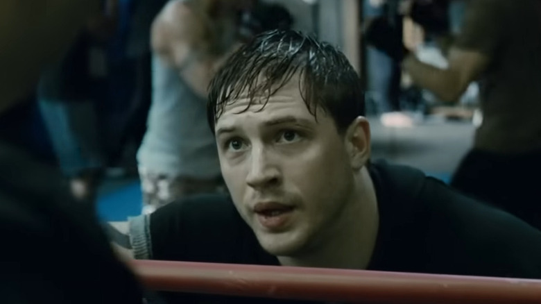 Tommy (Tom Hardy) in the ring in Warrior