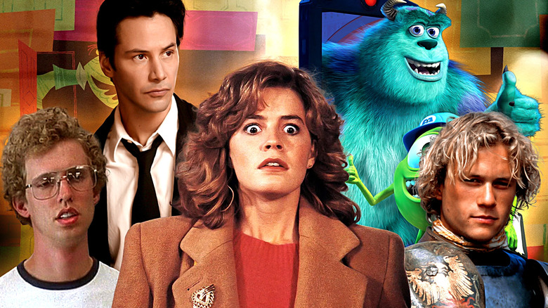 Jon Heder as Napoleon Dynamite, Keanu Reeves as John Constantine, Elizabeth Shue as Chris Parker, John Goodman and Billy Crystal as Sully and Mike, and Heath Ledger as William Thatcher