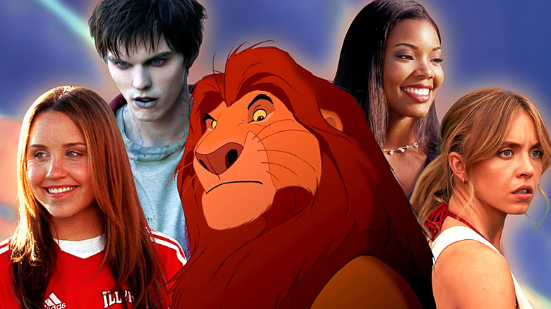 Mufasa (James Earl Jones) in The Lion King; Beatrice (Sydney Sweeney) in Anyone But You; Viola (Amanda Bynes) in She's the Man; R (Nicholas Hoult) in Warm Bodies, Eva (Gabrielle Union) in Deliver Us from Eva