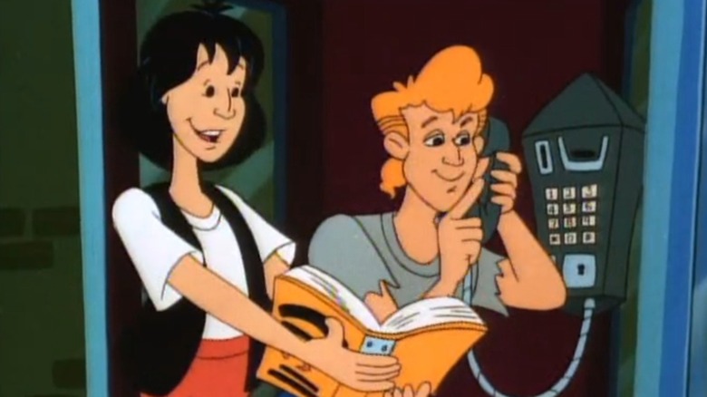 Bill and Ted in the phone booth from Bill & Ted's Excellent Adventures