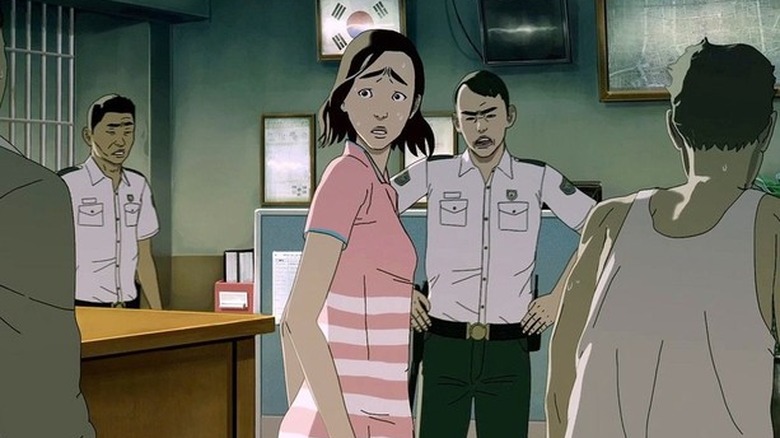 Characters argue in Seoul Station