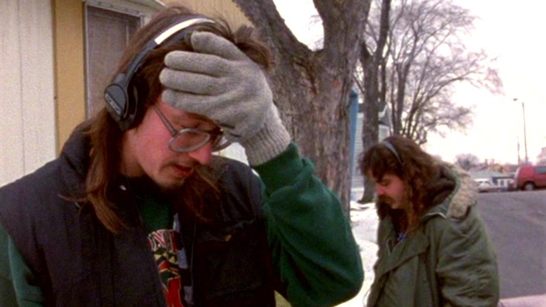 Mark Borchardt and Mike Schank fretting over the latest take