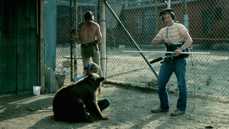 Ben Burtt recording sounds for Chewbacca