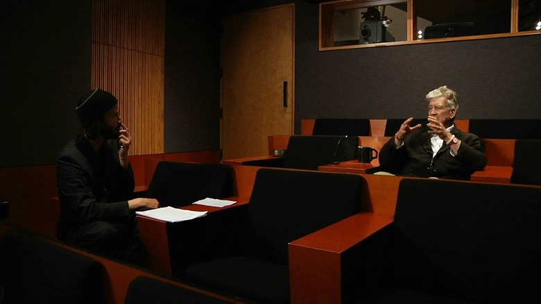 Keanu Reeves interviewing David Lynch