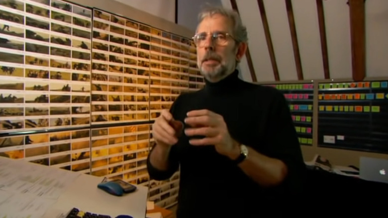 Walter Murch in his editing studio