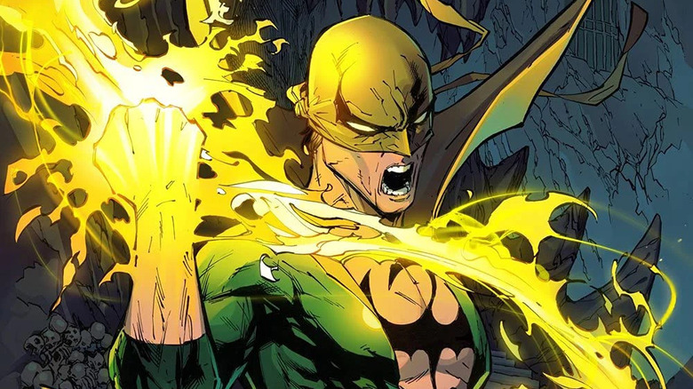 Iron Fist charges up his fist