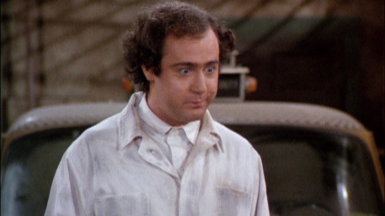 Andy Kaufman as Latka Gravas smirking on Taxi