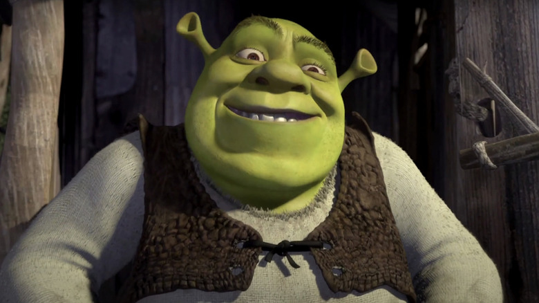 Shrek smiling in Shrek
