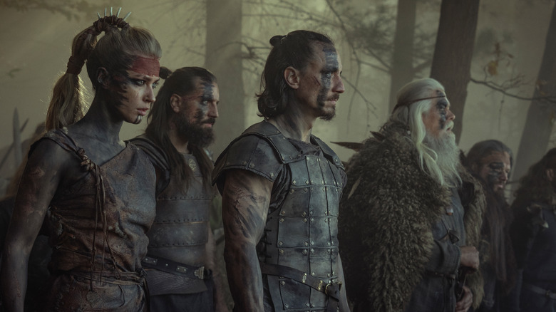Barbarians warriors forest