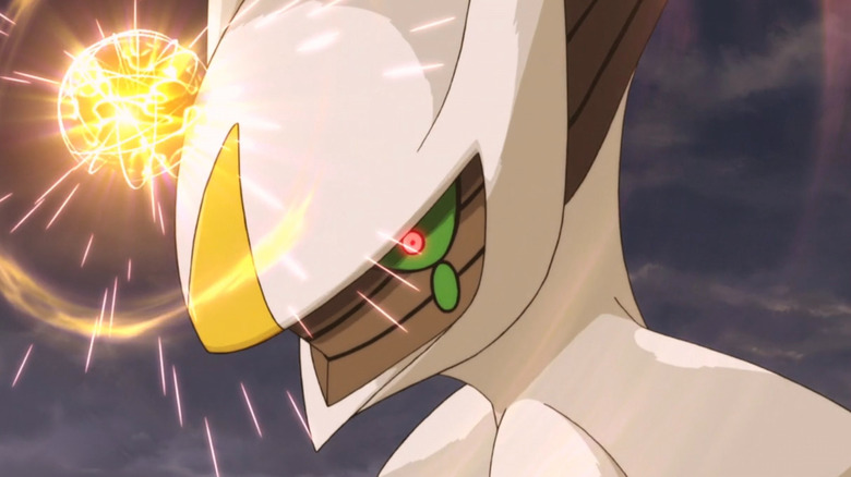 Arceus summoning its power in Pokémon: Arceus and the Jewel of Life