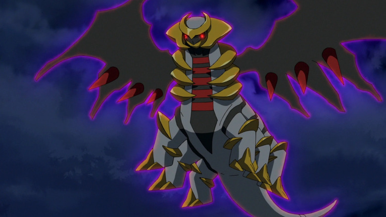 Giratina floating in Pokémon the Movie: Hoopa and the Clash of Ages