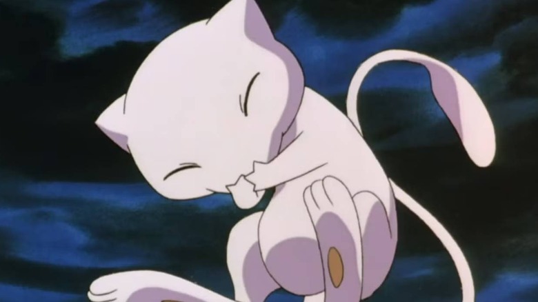 Mew laughing in Pokémon: The First Movie