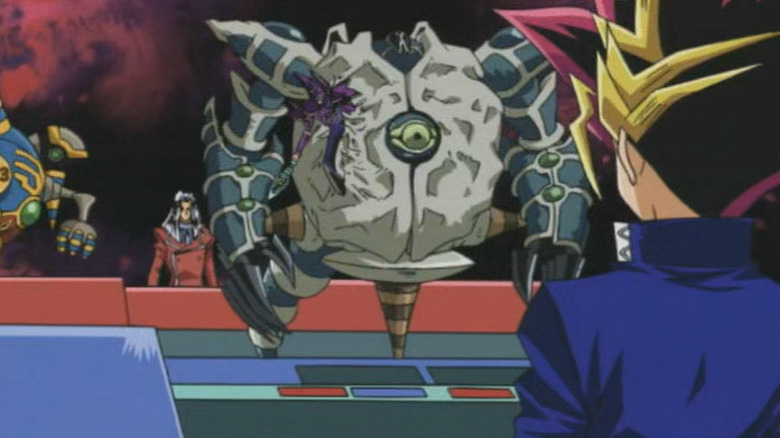 Relinquished assimilating Dark Magician in Yu-Gi-Oh!