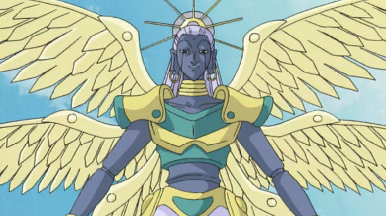 Shinato, King of a Higher Plane smiling on Yu-Gi-Oh!