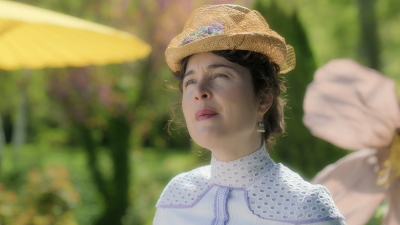 Elena (Nadia de Santiago) frowning in The Lady's Companion