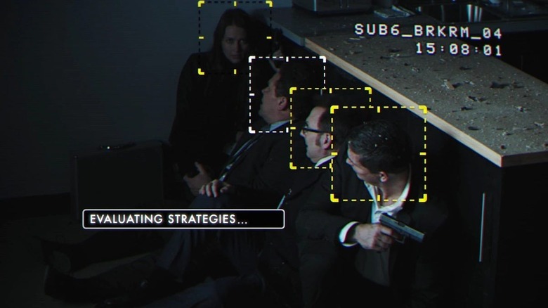 The Machine evaluating the chances of The Team surviving in Person of Interest