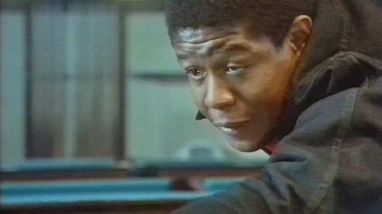 Amos Kennedy leaning forward
