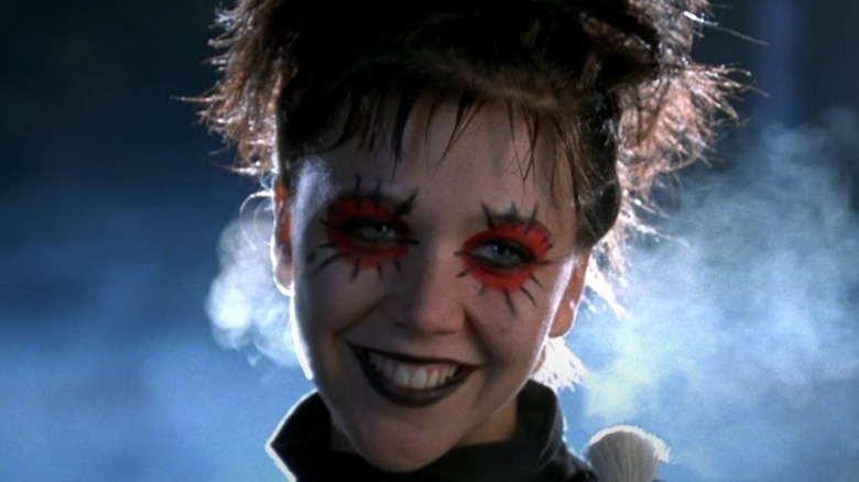 Maggie Gyllenhaal wearing dramatic makeup
