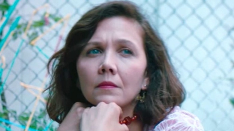 Maggie Gyllenhaal chin on hands