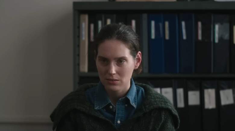 Agnes looking annoyed in Sorry, Baby