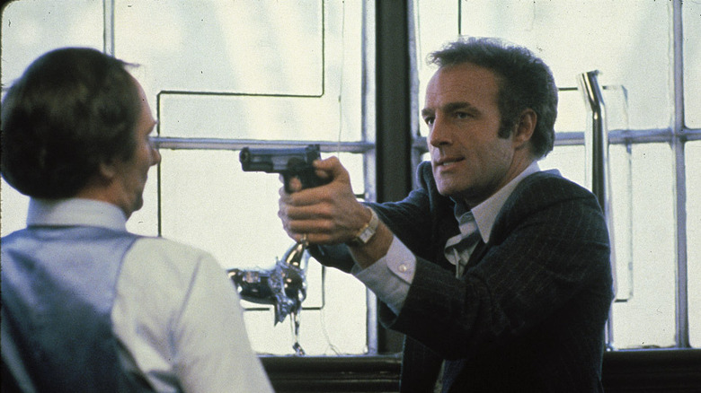 James Caan pointing gun