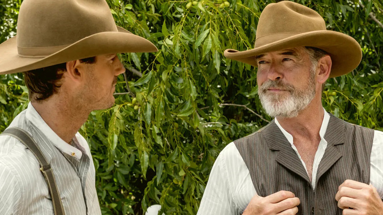 Henry Garrett and Piece Brosnan
