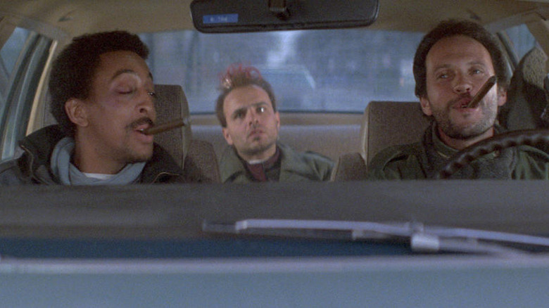 Gregory Hines and Billy Crystal taking in a suspect