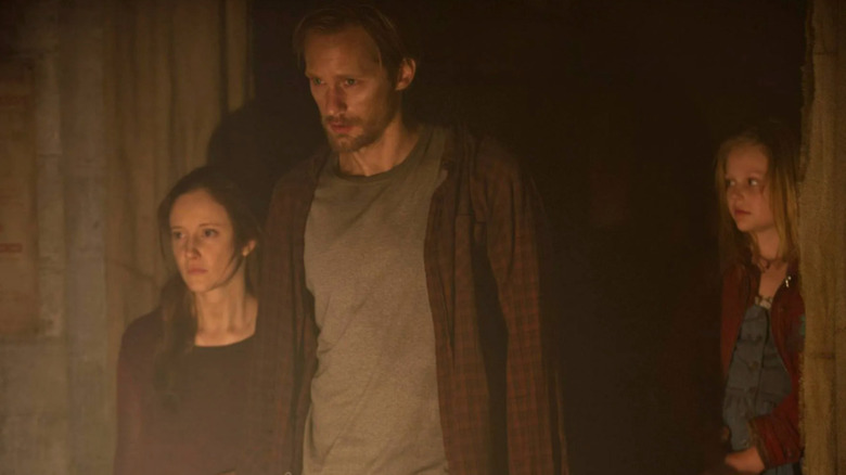 Alexander Skarsgård and Andrea Riseborough in Hidden