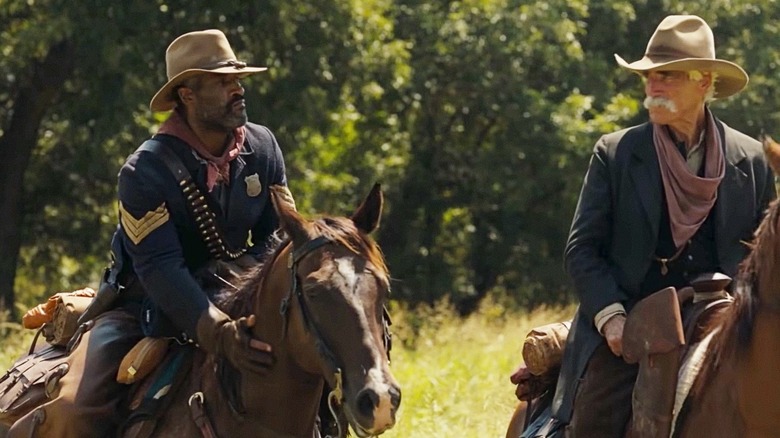LaMonica Garrett and Sam Elliott in 1883