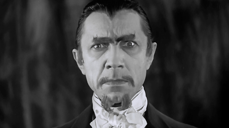 Bela Lugosi staring at camera