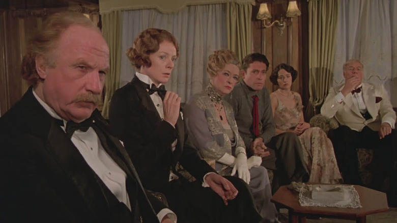 Jack Warden, Maggie Smith, Bette Davis, Jon Finch, and George Kennedy in Death on the Nile (1978)