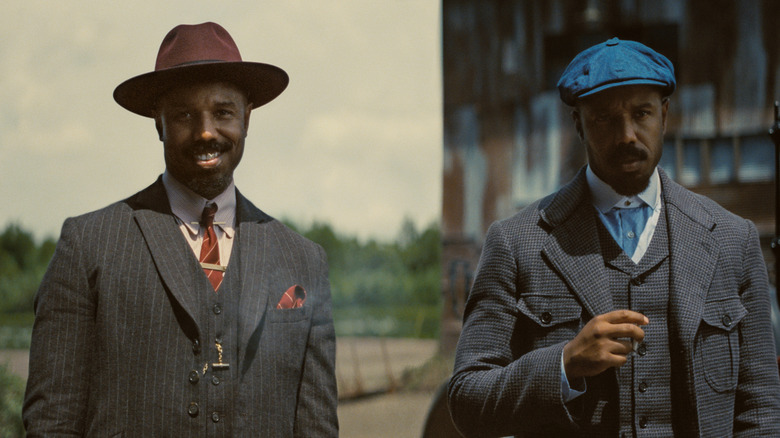 Stack smiles as Smoke holds a cigarette in Sinners