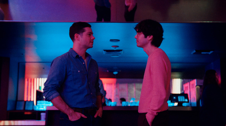 Roman and Dennis chatting in Twinless