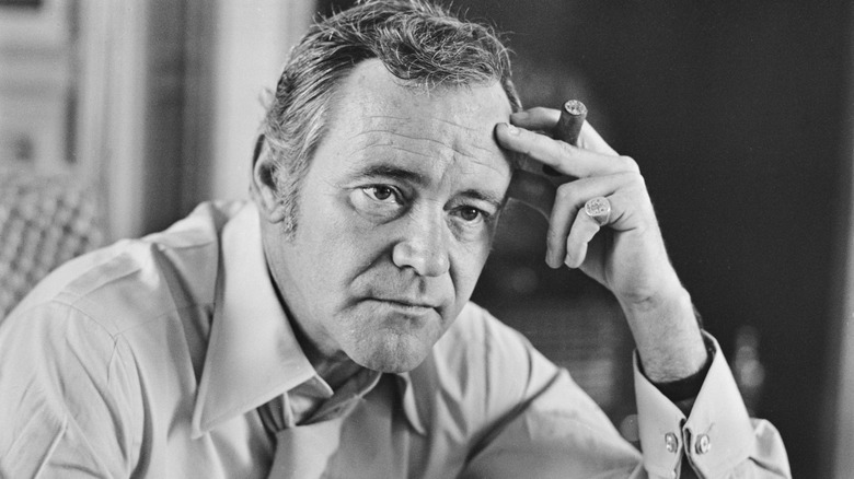 Jack Lemmon with cigar