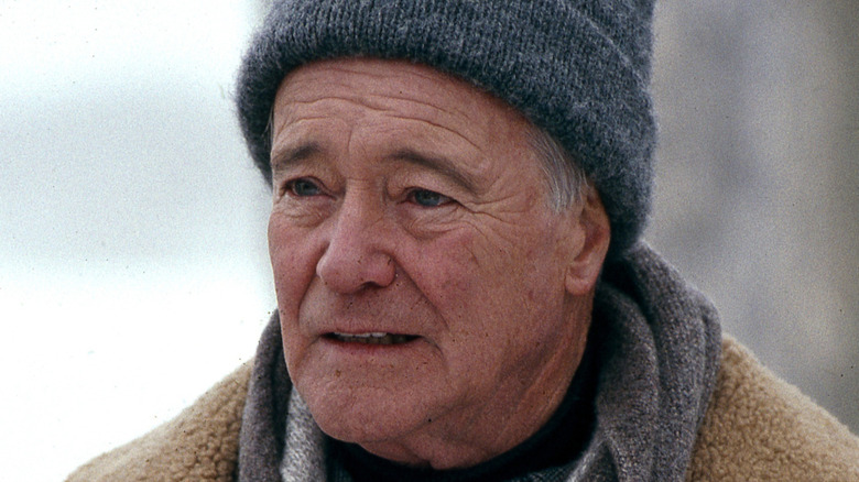 Jack Lemmon in beanie in Grumpy Old Men