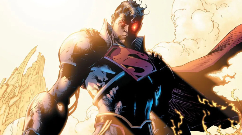 Superboy-Prime stands in the sunlight in DC Comics