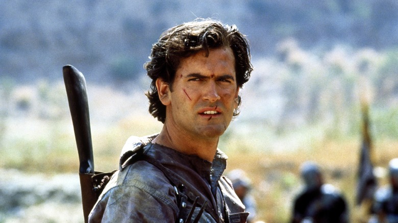 Ash Williams glaring