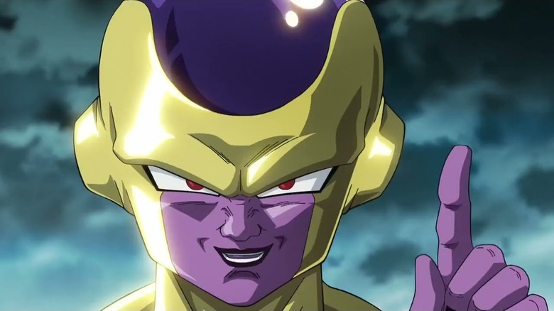 Golden Frieza raises his finger in Dragon Ball Z: Resurrection 'F'