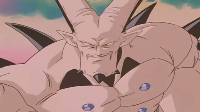 Omega Shenron smirks cruelly in Dragon Ball GT