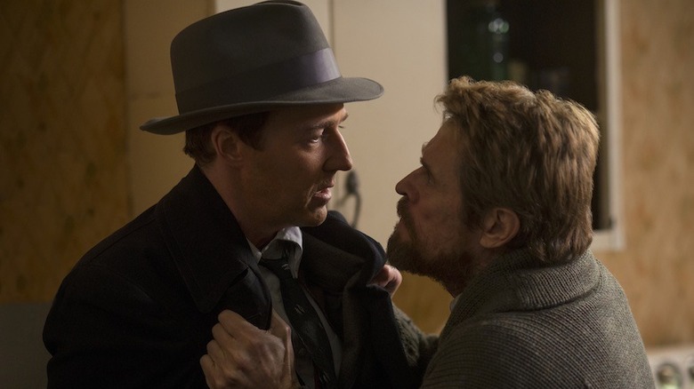 Edward Norton and Willem Dafoe