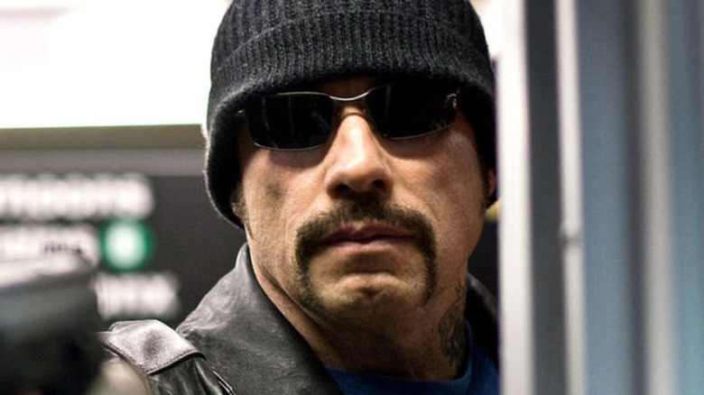 John Travolta pointing gun