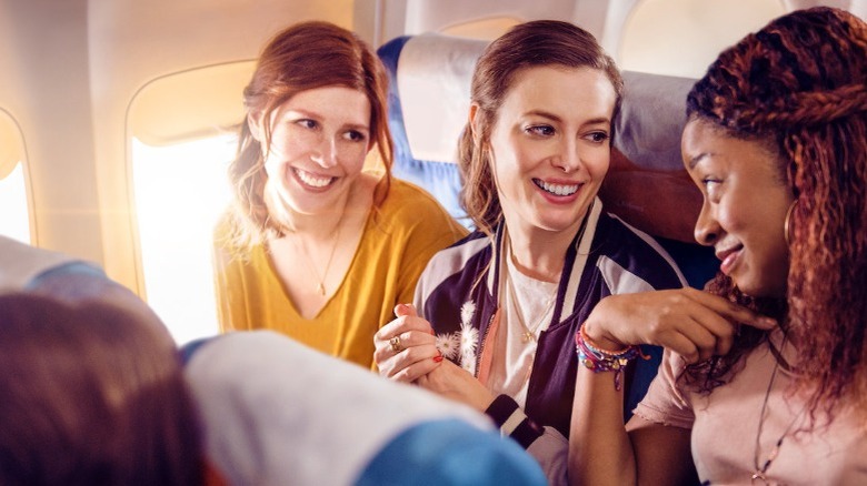 Gillian Jacobs, Vanessa Bayer, and Phoebe Robinson in "Ibiza: Ibiza: Love Drunk"