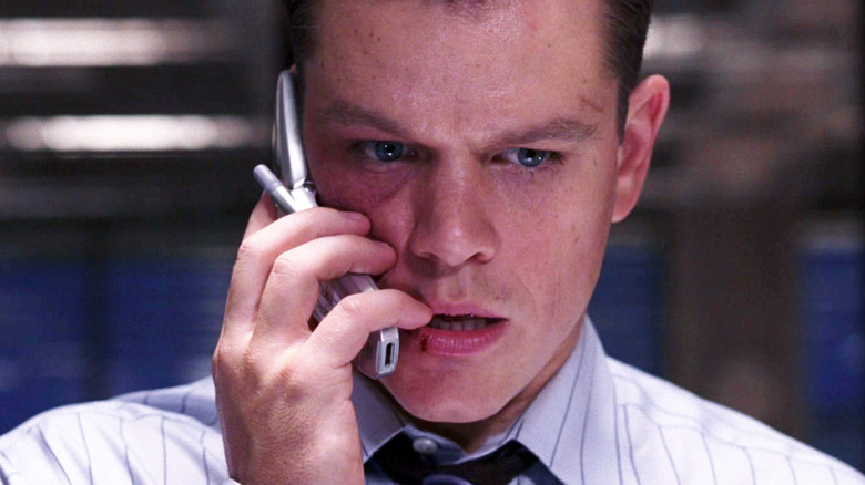 Colin Sullivan on his phone in The Departed
